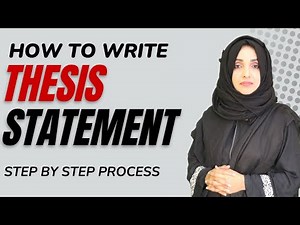How to Write Thesis Statement Step by Step Process With Examples