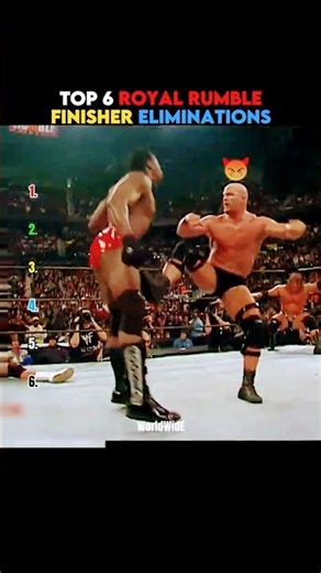 Top 6 Royal Rumble Finisher Eliminations