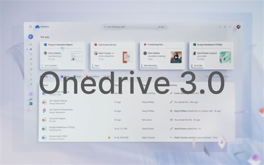 微软 Onedrive 3.0 发布：提升共享属性，引入Copilot协作。
