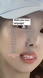 Make Your Own Language: playful language-mixing idea
