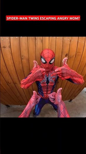 SPIDER-MAN VS CRAZY GIRL IN LOVE or SPIDER-MAN TWINS ESCAPING ANGRY MOM? #spiderman #minecraft #pov