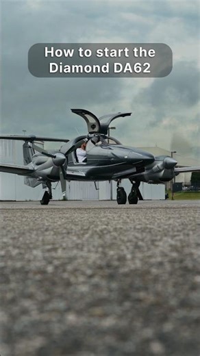 It really is as simple as pushing a button 💎 #aviation #da62 #weflydiamondaircraft