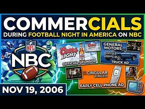 Commercials During "Football Night In America" on NBC, November 19, 2006
