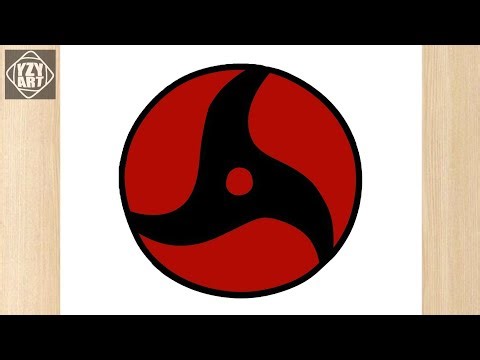 How To Draw MANGEKYOU SHARINGAN Step By Step || EASY