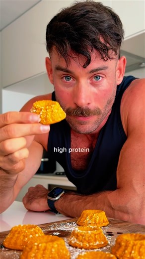 Baked Lean | SUPER SIMPLE CARROT CAKES 🥕 ½ cup sugar-free cake mix (yellow or spice) 2 large eggs ⅓ cup cottage cheese ½ medium carrot, finely grated... | Instagram