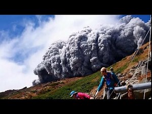 Japan's Mount Ontake volcano erupted/eruption, killing 34 people, report BBC (corrected aspect)