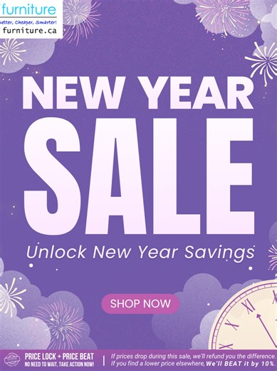 New Year Furniture Sale: Huge Discounts Await