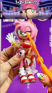 Amy Rose slime figure unboxing! #sonic #amyrose #unboxing