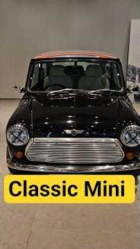 Retro Black Mini Cooper at Kolon Gangnam – Full Exterior