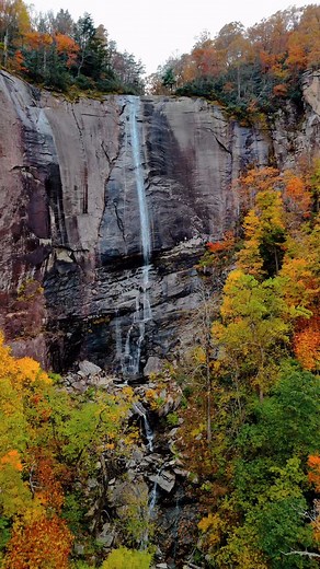 Nothing like fall colors and waterfalls #waterfall #waterfalls #waterfalls💦 #waterfallsofinstagram #dronepointofview #explore #fallcolors🍁🍂 | CWC Drone Photography LLC