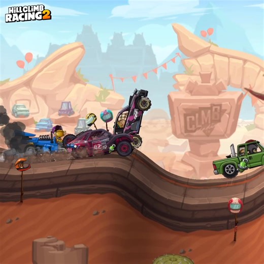 Become the best Hill Climb Racer and play this physics based driving game! | Hill Climb Racing