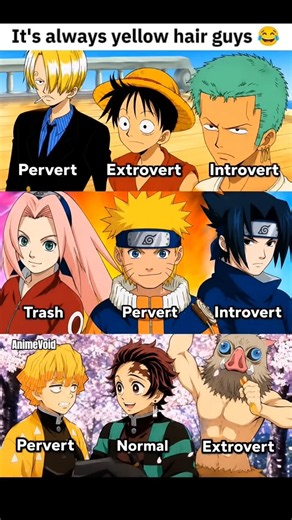 It's Always The Yellow Hair Guy 😭😂 #anime #memes #shorts