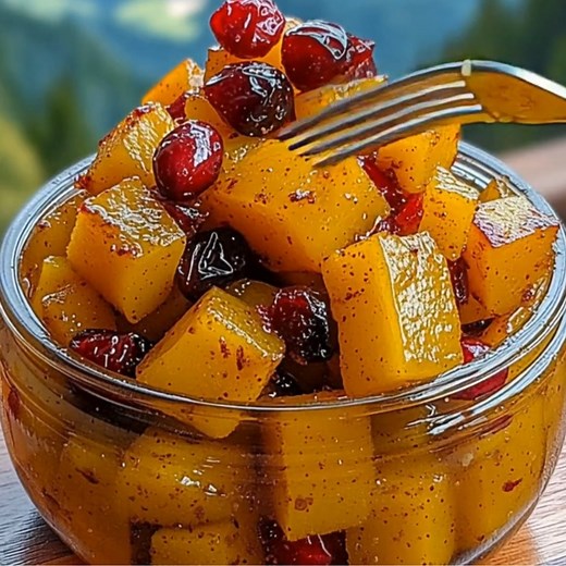 Cinnamon Roasted Butternut Squash This recipe for Cinnamon Roasted Butternut Squash is a delightful and flavorful dish that is easy to make. The combination of sweet honey, tart cranberries, and warm spices will make this a favorite side dish for any meal. Ingredients: 1. 1 pound butternut squash, peeled and cubed 2. 2 tablespoons avocado oil 3. 2 tablespoons honey 4. 1/3 cup cranberries, halved (fresh or frozen) 5. 1/2 teaspoon ground cinnamon 6. 1/8 teaspoon cayenne pepper 7. 1 teaspoon salt 8