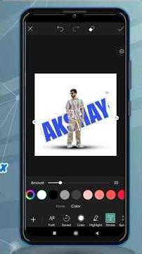 text behind image || transparent text on image photo #backgroundchange #picsartediting