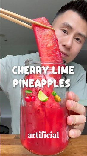 🍒🍋‍🟩🍍💦 CHERRY LIME INFUSED PINEAPPLE. Kool-aid pineapples #koolaid #pineapple #hydration