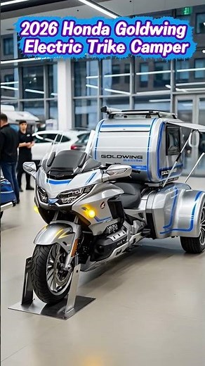 New 2026 Honda Goldwing Electric Trike Camper – Luxury Touring Meets Electric Future! ⚡🏕️