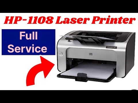 HP LaserJet P1108 Printer Full Service | Step by Step Maintenance Guide