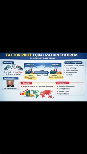Factor Price Equalization Theorem Explained | Heckscher-Ohlin Theory | International Trade