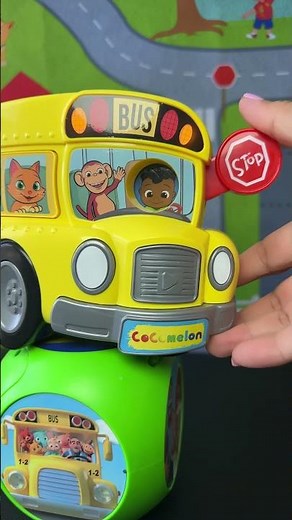 SCHOOL BUS Fun Red Stop Sign #cocomelon