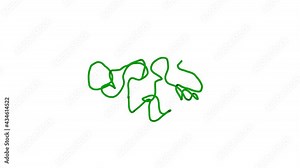 360º 3D rendering of a biological molecule. The solution structure of the N-terminal domain of human vitronectin: proximal sites that regulate fibrinolysis and cell migration