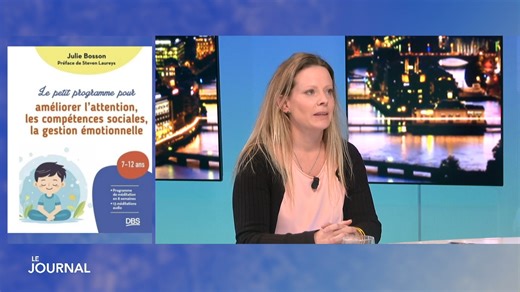 6.5K views · 55 reactions |  «La pleine conscience aide les enfants à mieux vivre l’école» Une approche concrète et laïque de la méditation à l’école, voilà le mantra de l'autrice Julie Bosson, présente au Salon du Livre pour présenter son dernier ouvrage ⤵️ | Léman Bleu | Facebook