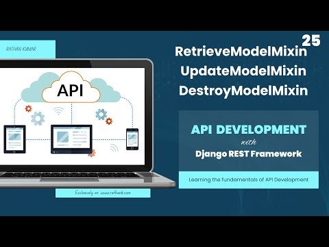 RetrieveModelMixin, UpdateModelMixin, and DestroyModelMixin - API Development with DRF
