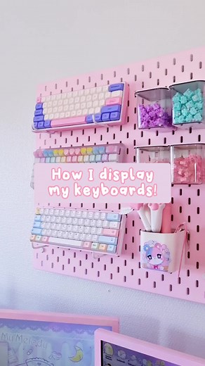 Creative Ways to Display Keyboards on a Pegboard
