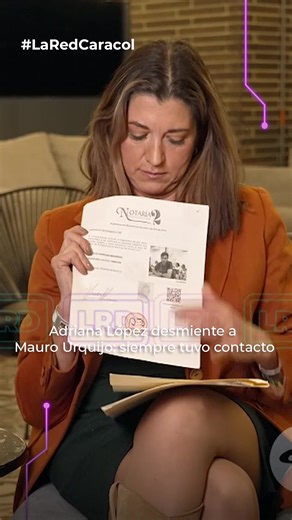 924K views · 19K reactions |  Adriana López muestra pruebas de que Mauro nunca hizo nada por ver a sus hijos  Su versión rompe el silencio y aclara la verdad ✨ #LaRedCaracol | Caracol Televisión | Facebook