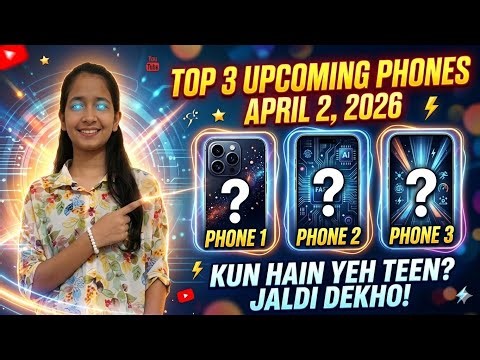 Top 3 Upcoming Phones Launching On 2 April 2026 🔥| Upcoming Mobile Phones | Vivo V70 Fe 5g Launch