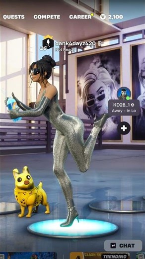 Kim K Goes Hard In Fortnite! #kimkardashian #fortnite #fortniteclips #dance #dojacat #viral #fyp