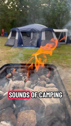 Camping ASMR: Can You Count All the Sounds of Camping? #travel #camping #asmr