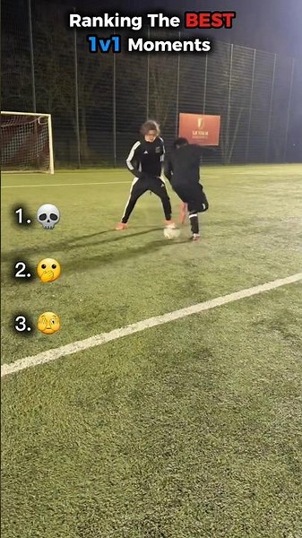 Ranking The BEST 1v1 Moments 🥶 ( Part-2 ) #shorts #football