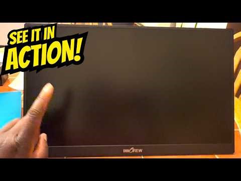 Innoview 18.5 Inch Portable Monitor Overview | Is It Worth It? #amazoninfluencer #ad