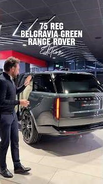 NEW ARRIVAL Belgravia Green 75 Reg Range Rover 3.0 D300 Edition