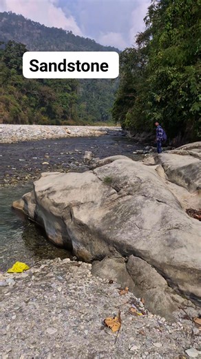Rocks-Sandstone #rocks #minerals #geography #geology #fieldwork #practicalgeography #jayanti #dooarstourism | Geo-Dinhata