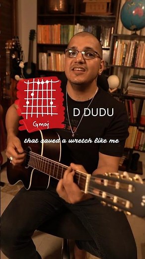 Amazing Grace - Most EASY Guitar Lesson | thevioletguitar