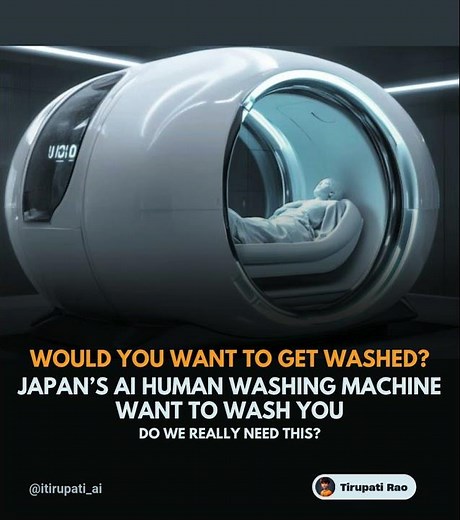Japan's AI Human Washing Machine: Spa of the Future? #ai #japan #washingmachine