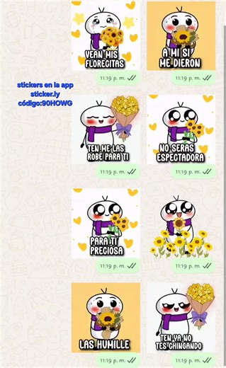 Stickers de Flores Amarillas en Sticker.ly