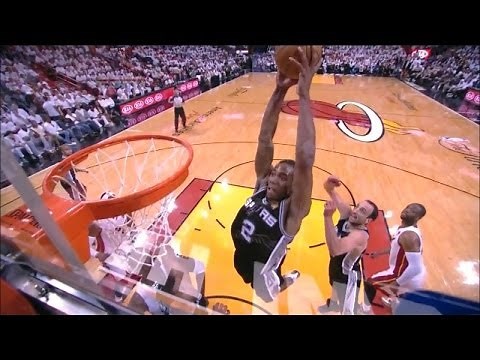 Kawhi Leonard Full Highlights Spurs vs Heat Game 4 (6/12/2014) 20 Pts, 14 Reb - Project Spurs