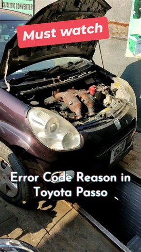 MUGHAL CATALYTIC CONVERTER & SILENCER SHOP on Instagram: "Error Code in Toyota Passo. p0420 catalytic efficiency code. we have catalytic parts for all models. #Passo #Catalytic #p0420 #Error #Code"