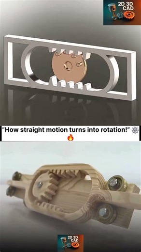 Reciprocating Rack and Pinion Mechanism Explained | Linear to Rotary Motion ⚙️