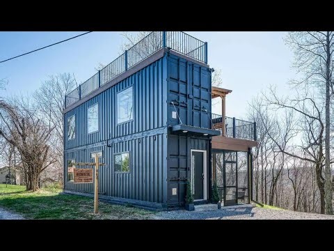 2 40-foot Shipping Container House - Double Story Terraces