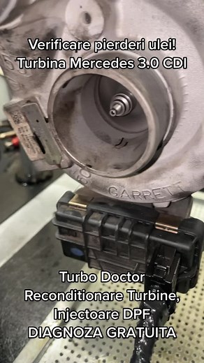 Pierderi de ulei la turbina Mercedes Sprinter 3.0 CDI