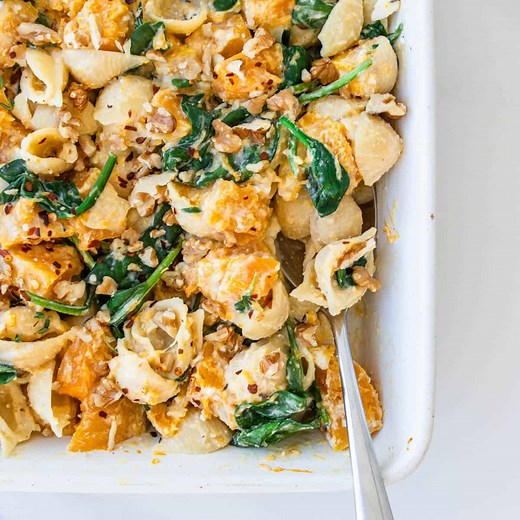 Pumpkin Feta Pasta