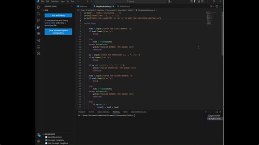 #internship #python #programming #task1 #learningjourney #kodbud #softwaredevelopment | Nishanth KC
