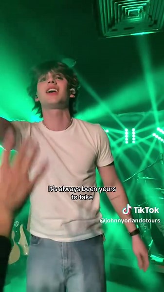 HEY I’ll give you my heart don’t break it @johnny orlando #concert