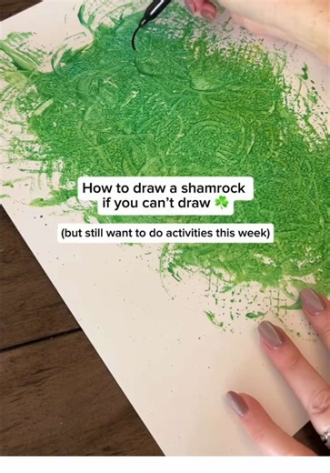 How to draw a shamrock ☘️ (for parents who can’t draw 😅) Just draw 3 hearts and add a stem and you’ve got an easy shamrock outline for St. Patrick’s Day crafts. The shamrock comes from the Irish word seamróg, meaning “little clover,” and it became a symbol of Ireland and St. Patrick’s Day because of its three leaves. Such an easy idea for toddler & preschool activities this week — perfect for painting, coloring, or simple process art. #stpatricksdayactivities #stpatricksdaycraft #toddleractivit