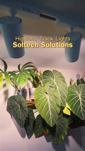 Jake Russell on Instagram: "I bought these Highland Track Lights back in 2021 when I was desperate to bring more light into my dark living room and this is my honest five year review. They completely transformed my space. I mounted them about 4 feet from the wall, and they give me the perfect amount of light in my living room. They’re clean, minimal, and out of the way and still one of my favorite grow light setups years later. I have a discount code from @soltech that will get you 15% off at ch