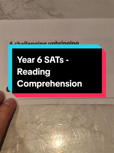 Year 6 SATs - Reading Comprehension