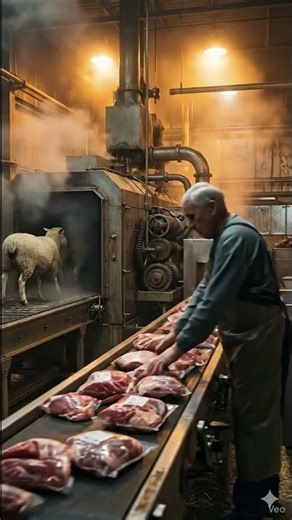 Industrial Nightmare: Sheep to Meat Factory 🐑🥩